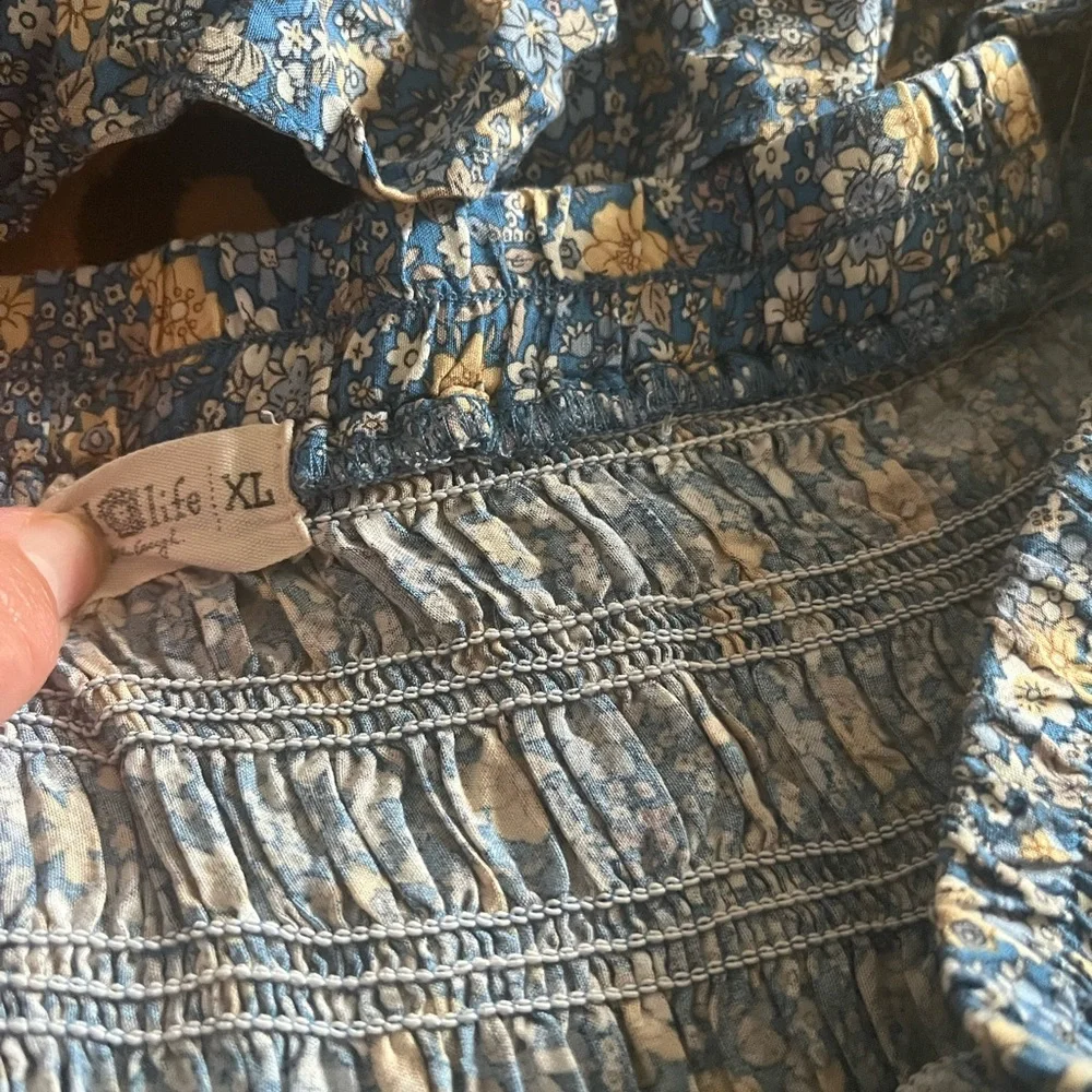 Natural Life Floral Jumpsuit Dress Lot - Mixed Floral Prints - Picture 11 of 12
